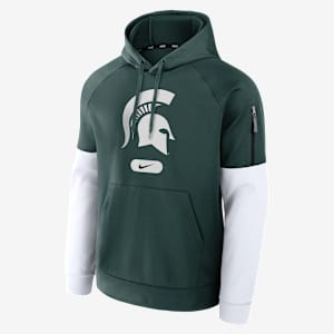Michigan State Spartans Fitness Men's Nike Therma College Pullover
